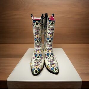 BLAZIN ROXX Sugar Skull Cowgirl Boots 8